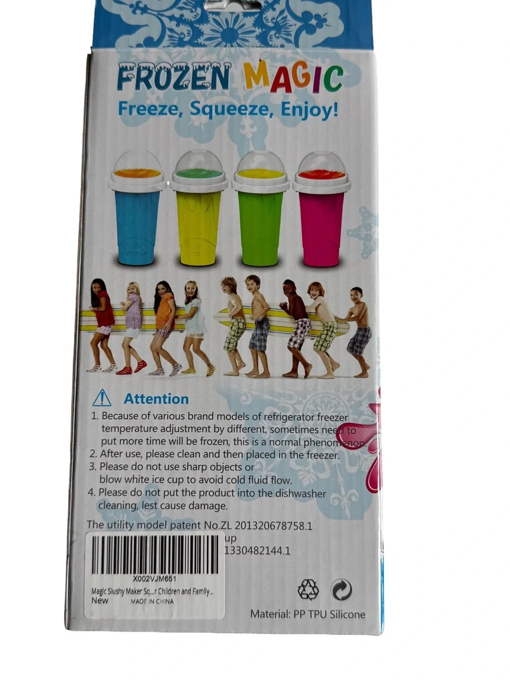 Frozen Magic Pink Squeeze Cup